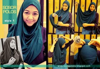 Cara Memakai Jilbab Paris Cantik Terbaru 2014