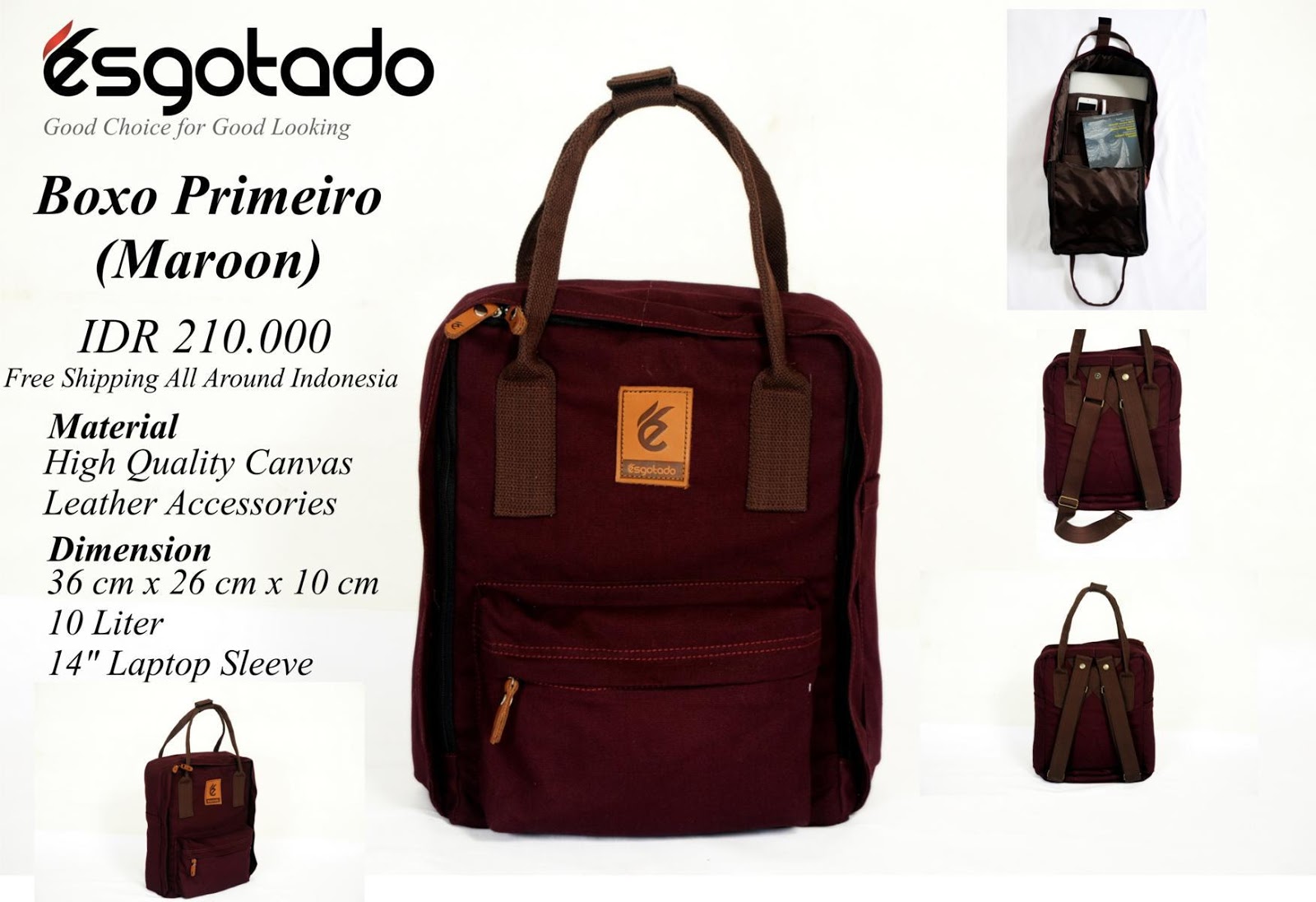 ╨╥╨╥╨╥╨ ESGOTADO ₪ Bag / Tas / Ransel ₪ Good Choise for Good Looking ╨╥╨╥╨╥╨