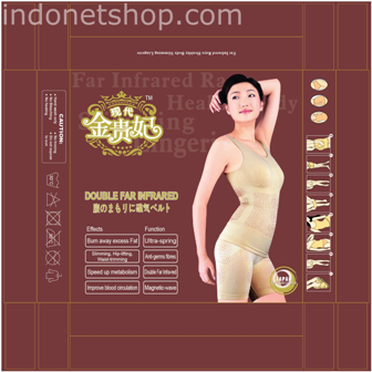 Korset Baju Pelangsing Sliming Suit Kozuii - Alat Pelangsing Double Infra RED