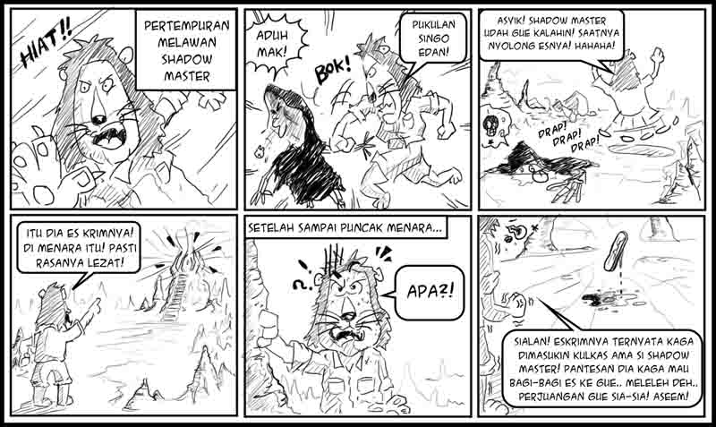 Kumpulan Komik Strip Plesetan Iklan-iklan TV (Mustahil Gak Ngakak!)