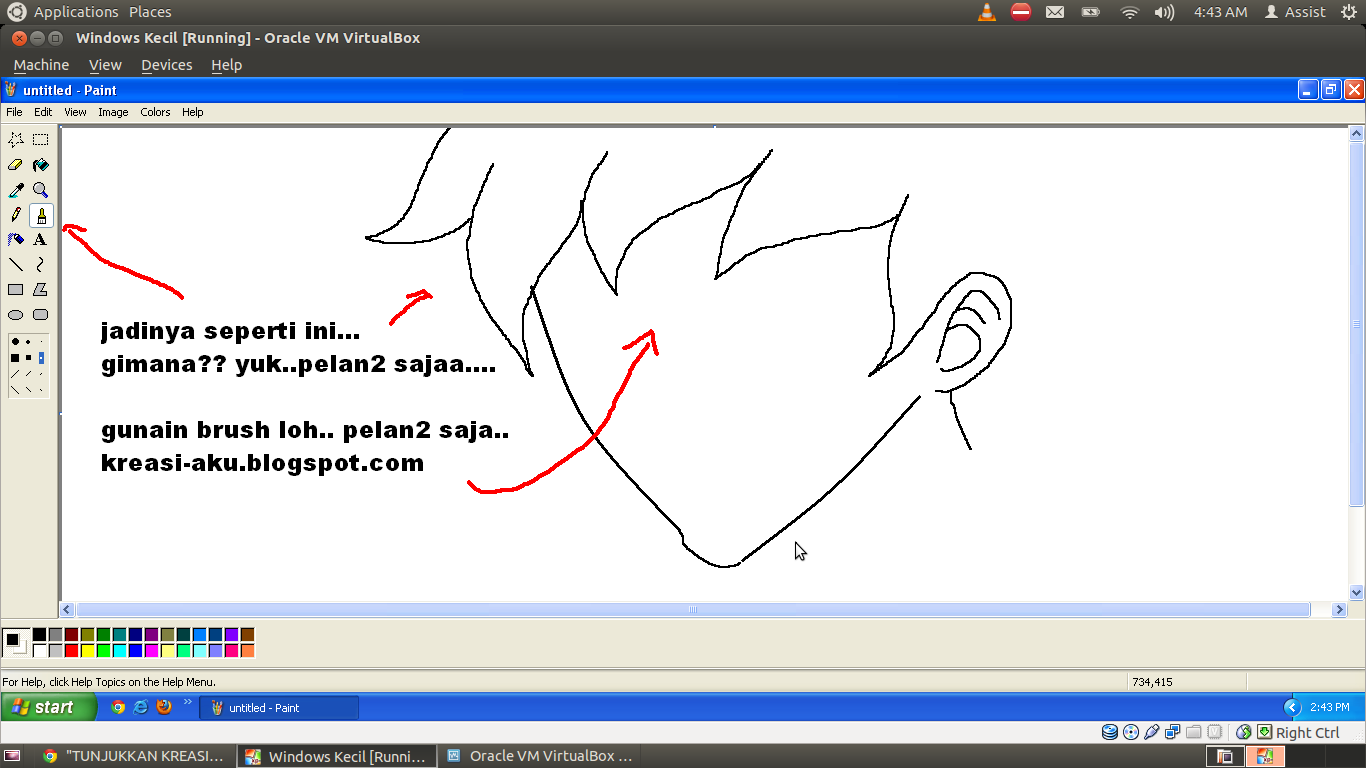 Ane Ajarin nih &quot;Membuat Karacter Sendiri &amp; Kata Mutiara&quot; by ms.Paint 