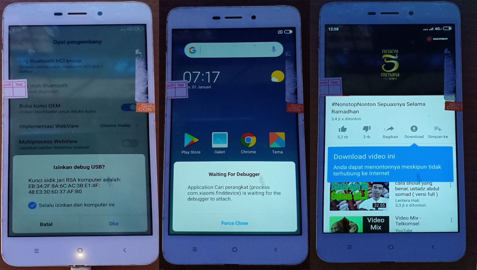 Panduan Cara Mudah Flash dan ByPass Mi Akun Redmi 4A Rolex