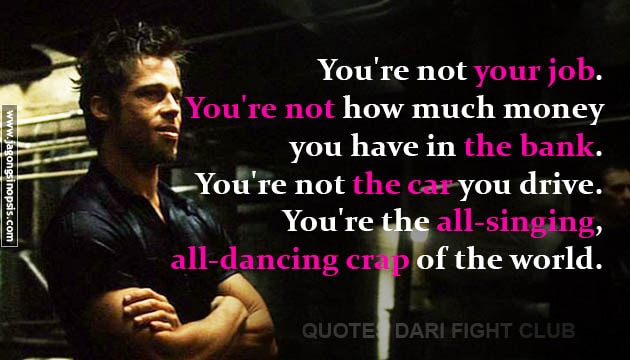 18 Quote Keren dari Fight Club