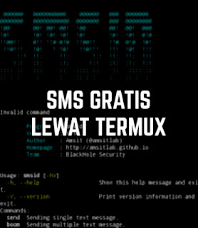 Tutorial Cara SMS Gratis dengan Aplikasi Termux | Tutorial Termux