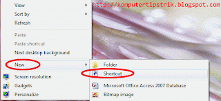 Membuat Shortcut Safely Remove Hardware di Desktop