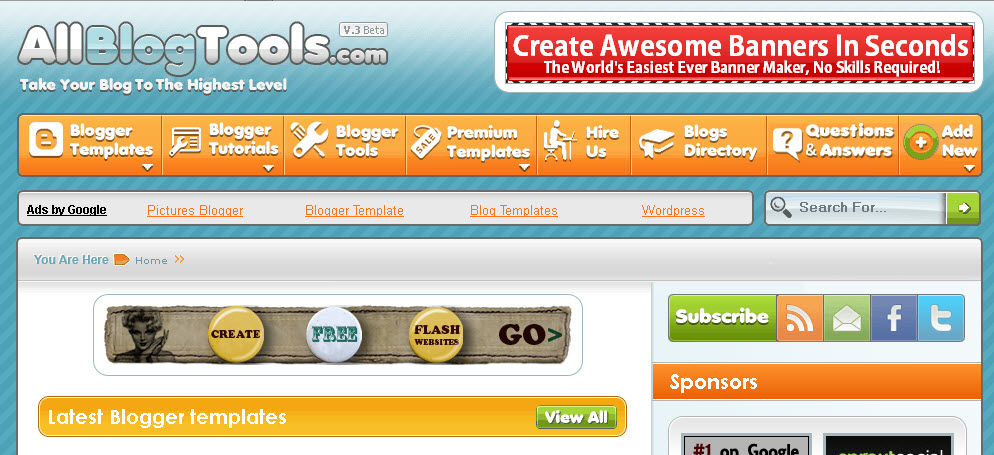 &#91;SHARE&#93; 5 Situs Paling Populer Untuk Download Template Blogspot