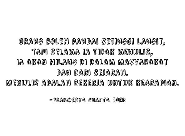 Memaknai kehidupan lewat kutipan tokoh-tokoh dunia.