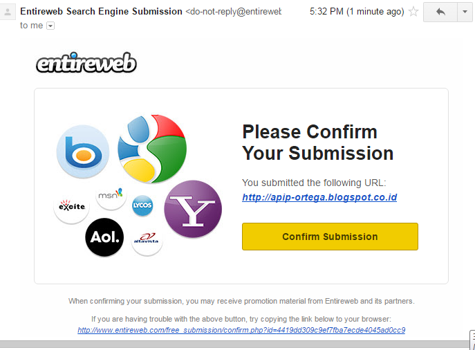 Cara Submit Blog atau Website Ke 50+ Search Enggine Sekaligus