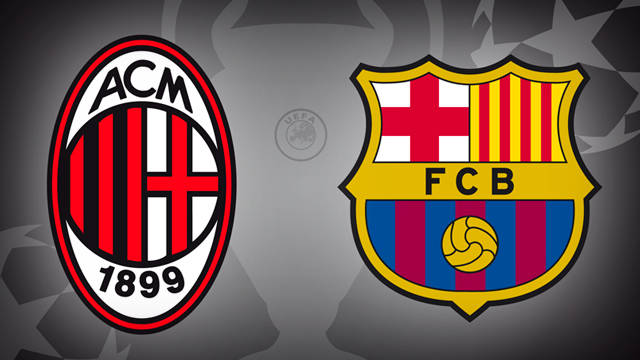 Highlights Photo AC Milan vs Barcelona 21 Februari 2013