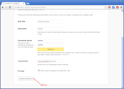Instalasi Wordpress di Localhost