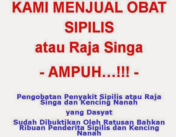 Obat sipilis/ raja singa/gonore/kencing nanah herbal manjur sembuh sampai tuntas