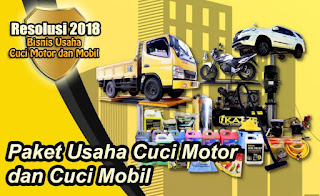 Resolusi Bisnis Di tahun 2018 Bisnis Usaha Cuci Motor dan Mobil