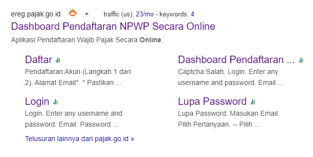 Panduan Tutorial Cara Pendaftaran NPWP Secara Online