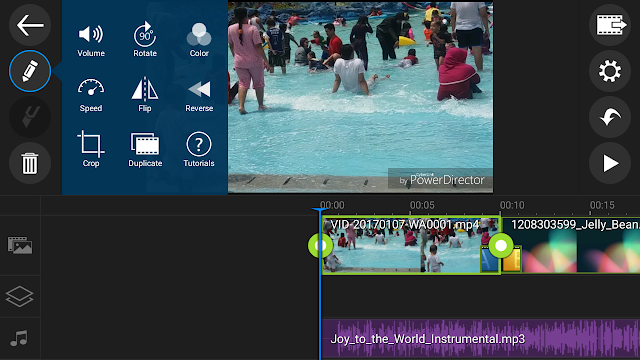 Tutorial Edit Video dengan PowerDirector di Smartphone