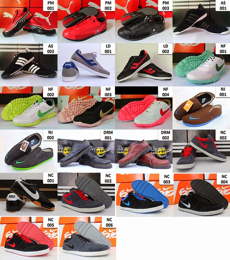•NIKE•JUNKIEE•DC•ADIDAS•MACHBETH•NEW BALANCE•SPARROW•COUNTRYBOOTS•DLL• PUSAT SEPATU •