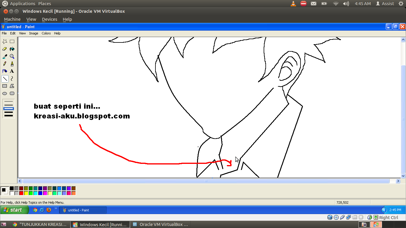 Ane Ajarin nih &quot;Membuat Karacter Sendiri &amp; Kata Mutiara&quot; by ms.Paint 