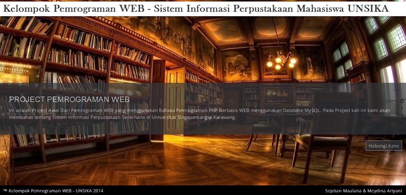 Program sistem informasi perpustakaan php code pdf