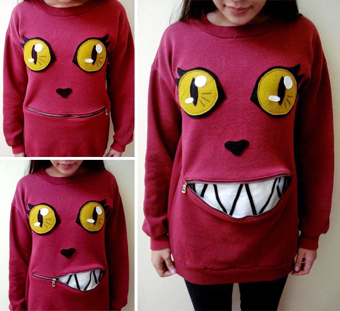 Tips, Modifikasi Sweater Menjadi Keren.....Bingits