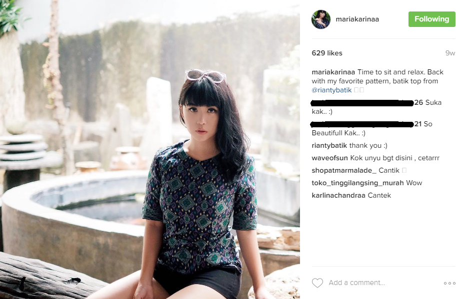 Instagram Cewek-Cewek Cantik Ini Sering Dispam Olshop Nakal