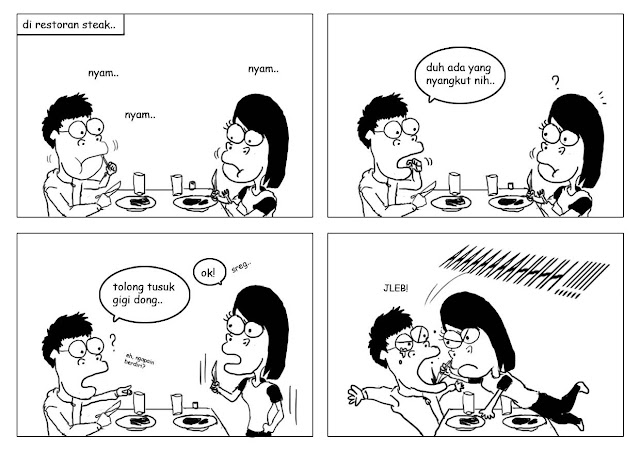 Komik Lucu KOJAY(komik jayus) &#91;Ga ngakak? Ane makan AYAM&#93;