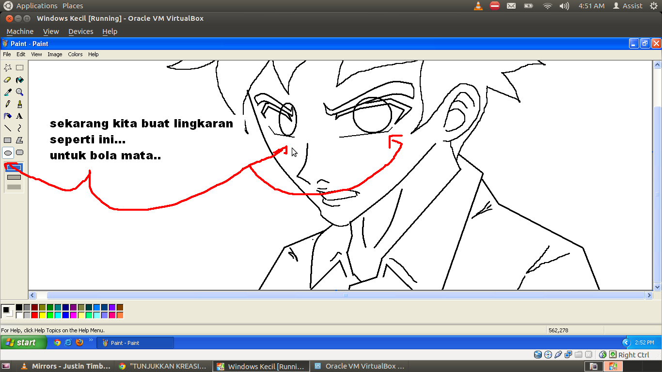 Ane Ajarin nih &quot;Membuat Karacter Sendiri &amp; Kata Mutiara&quot; by ms.Paint 