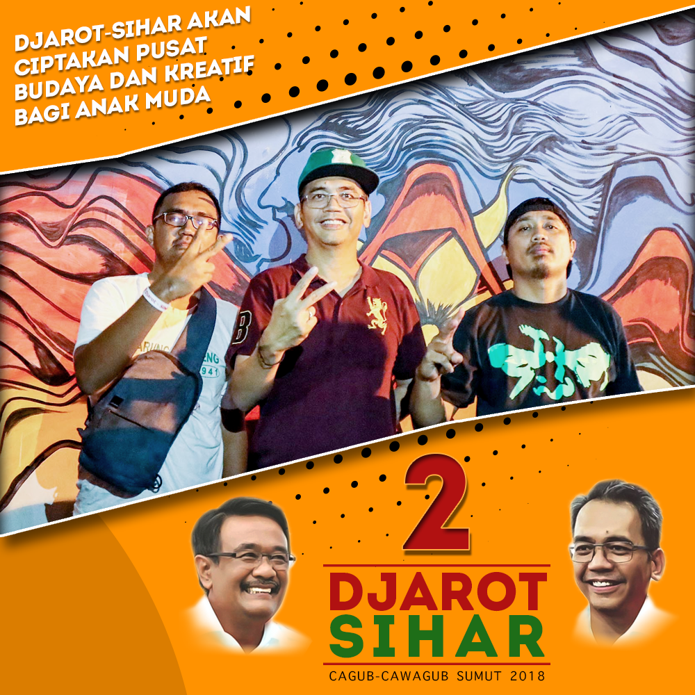 Ini Strategi Pasangan Djarot-Sihar Salurkan Bakat Anak Muda Sumut