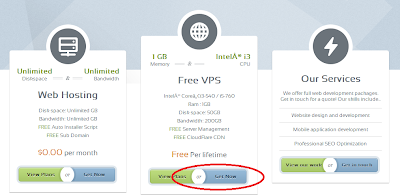 Cara Mendapatkan Free VPS + TLD Domain (.com .net .info) Gratis 