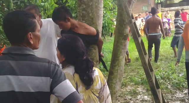 bocah SMP di ikat di pohon dan tubuhnya disayat dengan kaca