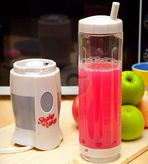 Alat Pembuat Jus Shake 'n Take Mini Blender Praktis Shake And Go