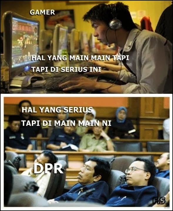 Meme anggota DPR/DPRD tidur marak di medsos terkait RUU Pilkada