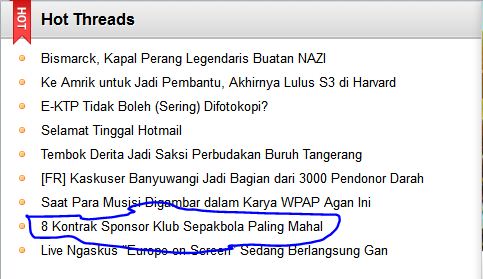 8 Sponsor Seragam Sepak Bola Termahal