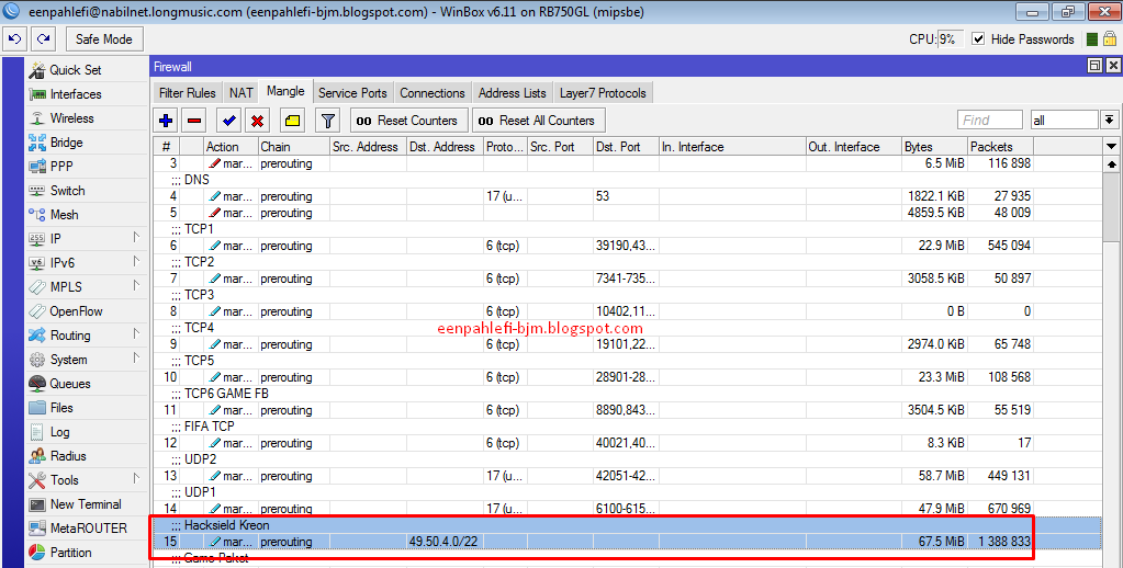 &#91;Share Tutorial Bypass/Unlimited Bandwith Hacksield Gemscool di Mikrotik&#93;