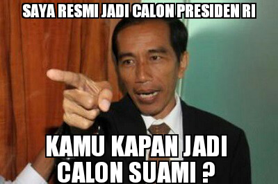 Kumpulan Foto Lucu Jokowi vs Prabowo