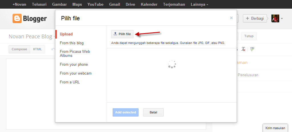 Cara mengubah gambar menjadi URL