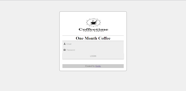 CMS One Month Coffee