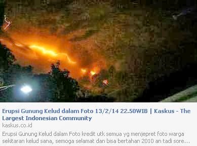 ERUPSI VS LETUSAN Gunung Kelud