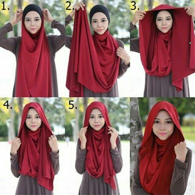 Harus Coba Nih Ukhti 6 Tutorial Hijab Pashmina Simpel Terbaru 2017