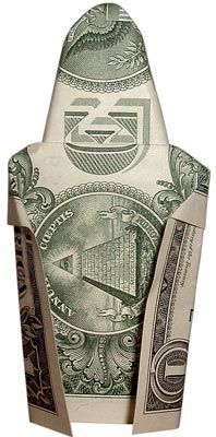 unik gan,,,,origami dari uang kertas. nyesel gak masuk,,,