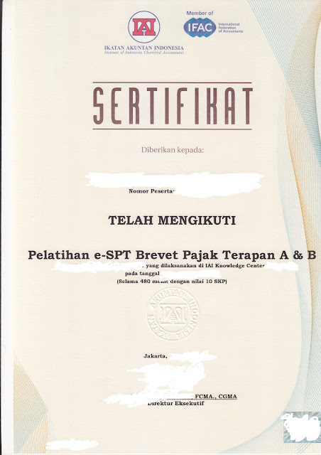 Pengalaman Les Brevet Pajak A &amp; B di Ikatan Akuntan Indonesia (IAI)
