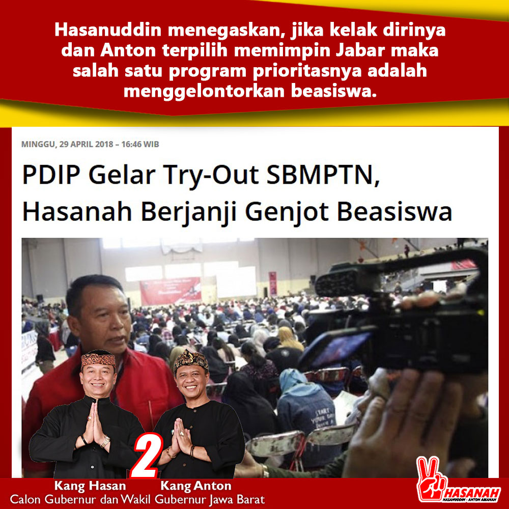 PDIP Gelar Try-Out SBMPTN Hasanah Berjanji Genjot Beasiswa | KASKUS