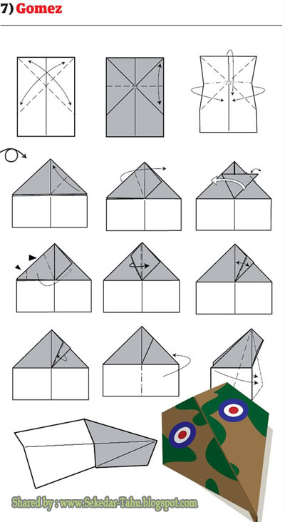Teknik orgami Pesawat