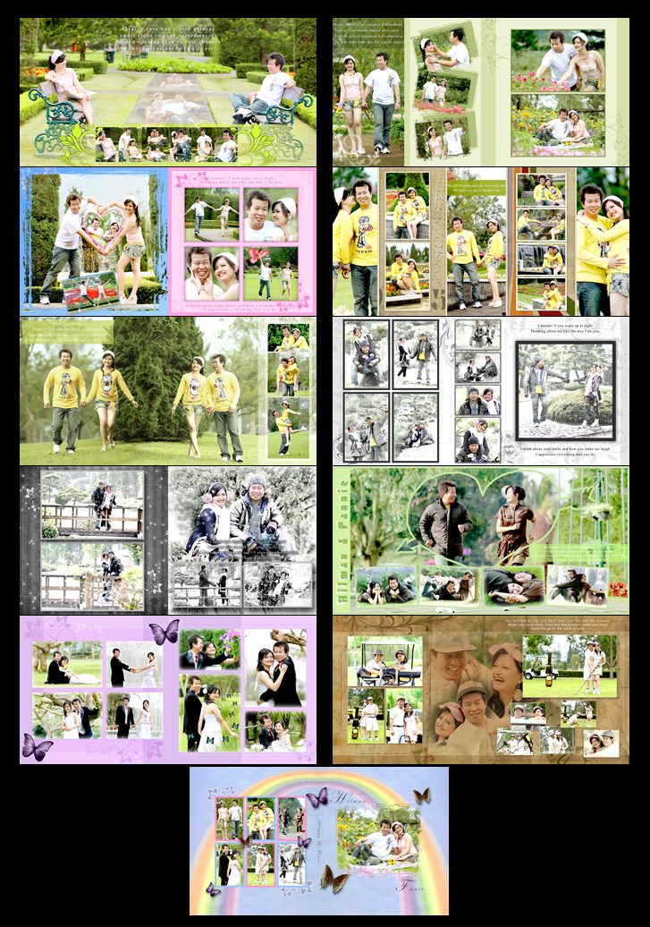 Template Album Prewed Magazine (format PSD)