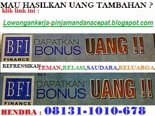 lowongan kerja bfi finance indonesia