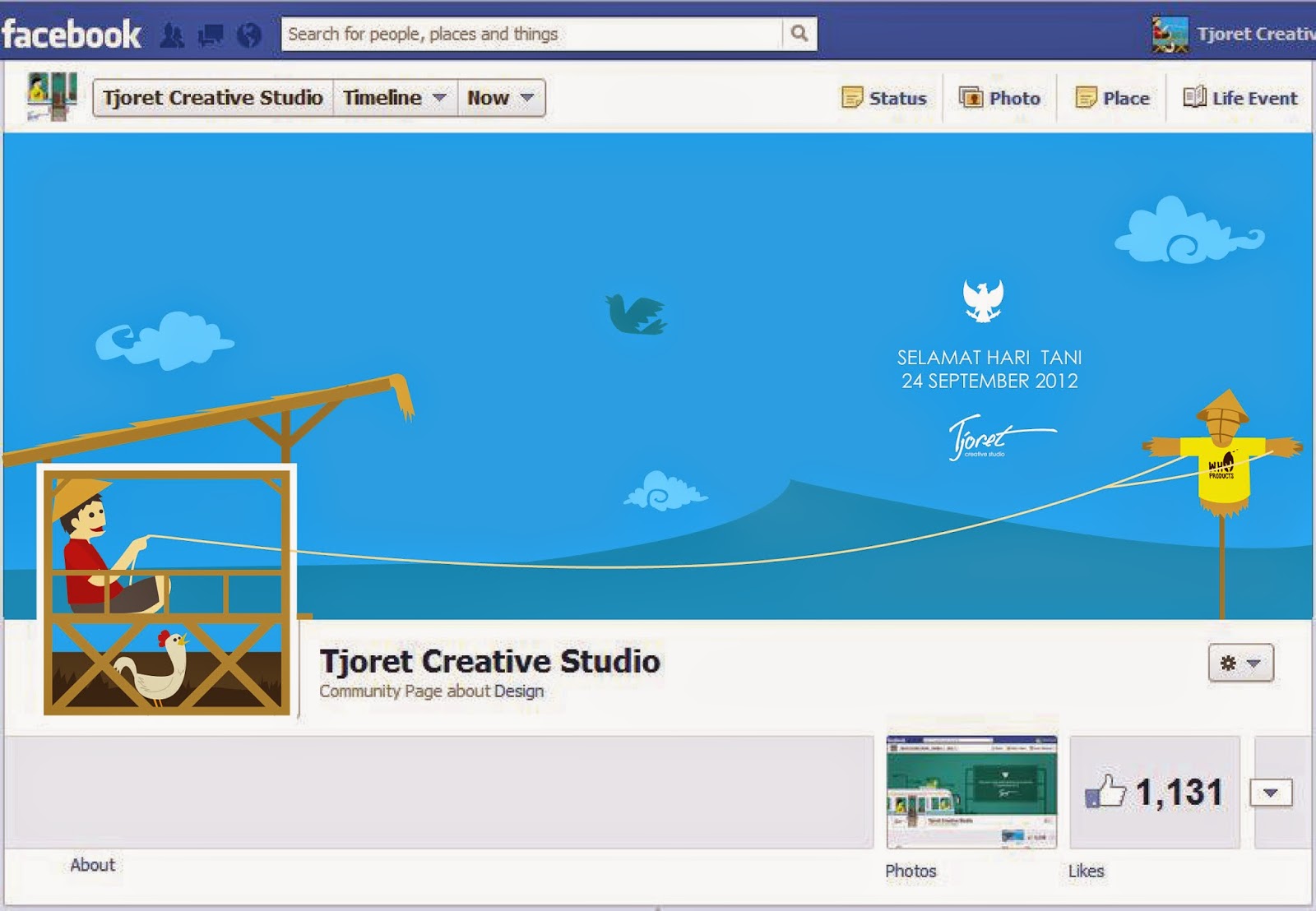 Cover Facebook Tjoret Creative Studio