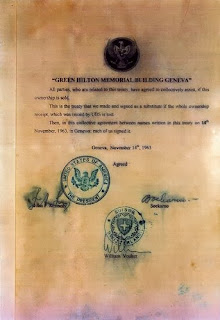 Amerika Memiliki Hutang 57 ribu Ton Emas Kepada Indonesia "The Green Hilton Memorial