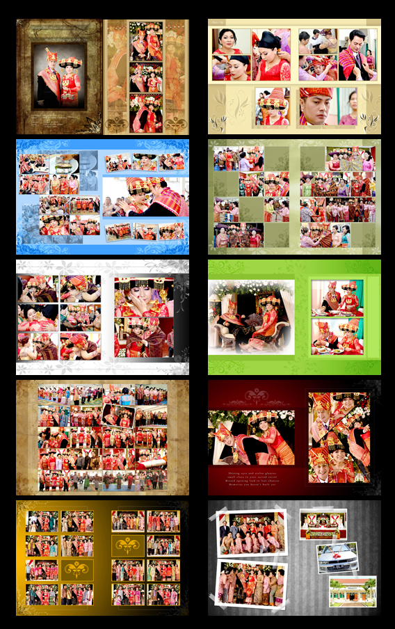 Template Album Prewed Magazine (format PSD)