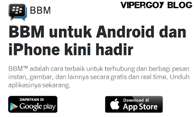 Download BBM Untuk Android Dan iPhone &#91; RESMI &#93;