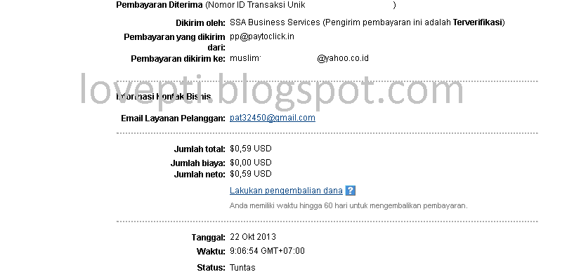 Penghasilan Online | Beneran Bayar + bukti pembyaran