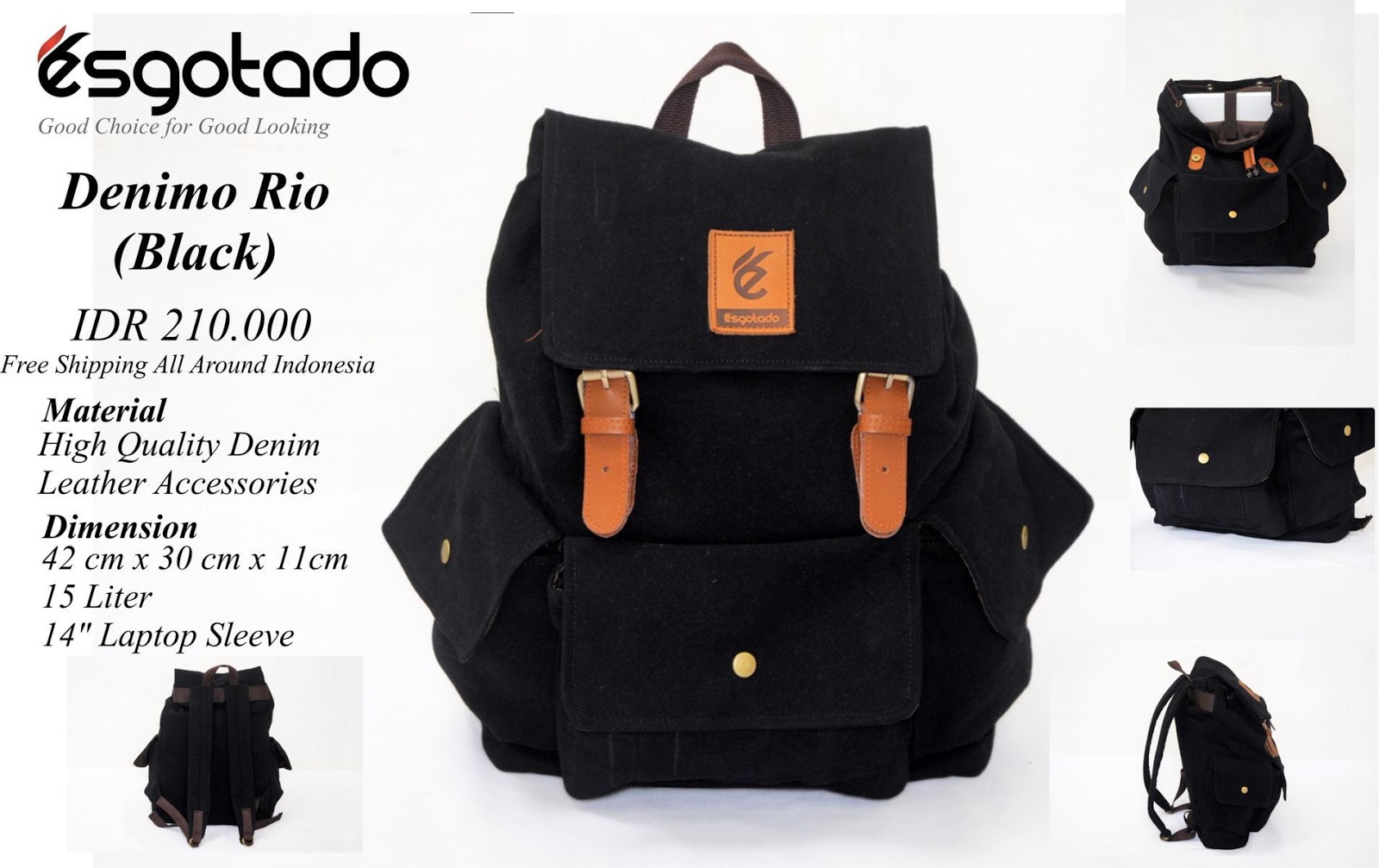 ╨╥╨╥╨╥╨ ESGOTADO ₪ Bag / Tas / Ransel ₪ Good Choise for Good Looking ╨╥╨╥╨╥╨