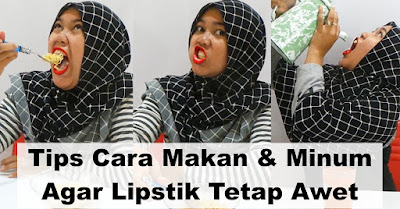 Kocak! Begini Cara Sista Zaman Now Agar Lipstik Tidak Luntur saat Makan &amp; Minum